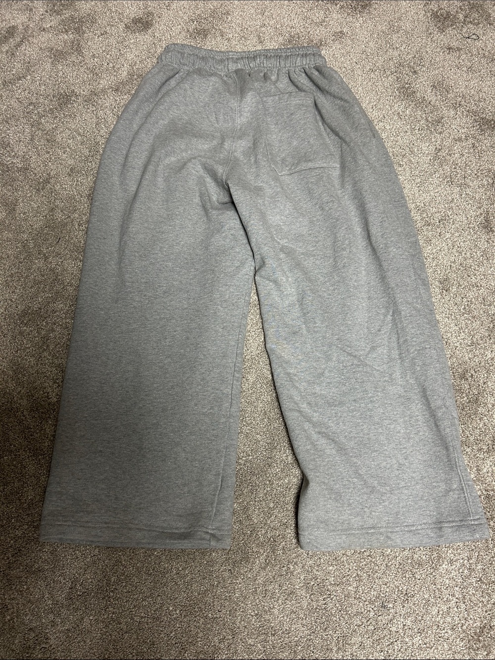 Djab Grey Baggy Wide Leg Sweatpants Y2K - Picture 4 of 5